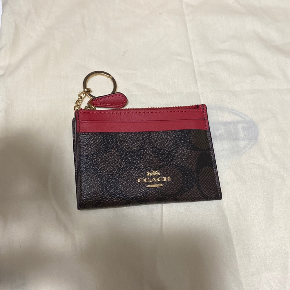 Mini Skinny Id Case In Signature Canvas